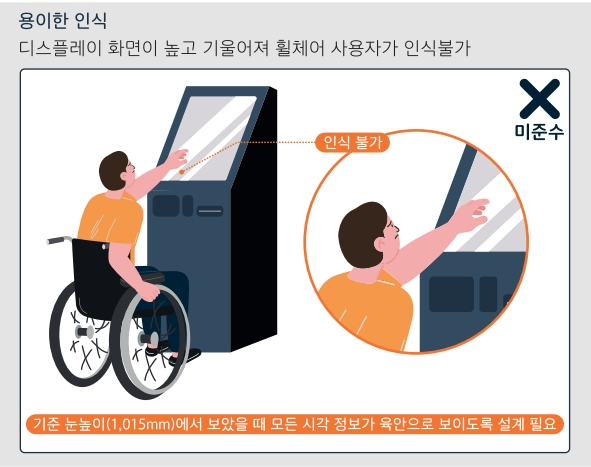 용이한 인식 예시
