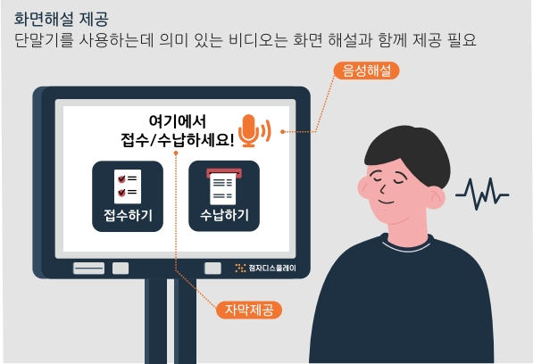 대체 콘텐츠 제공 예시