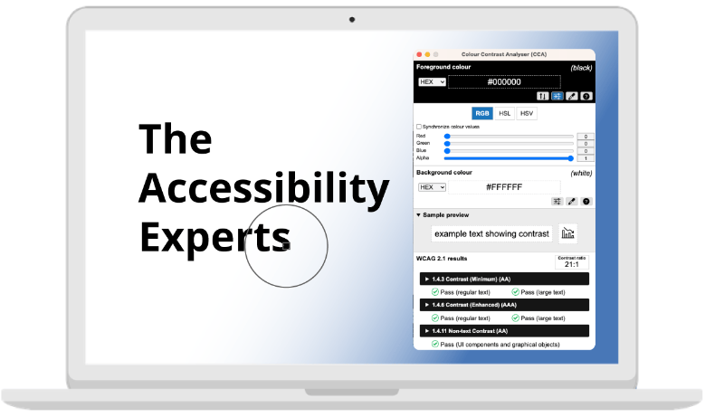 Colour Contrast Analyzer (CCA)